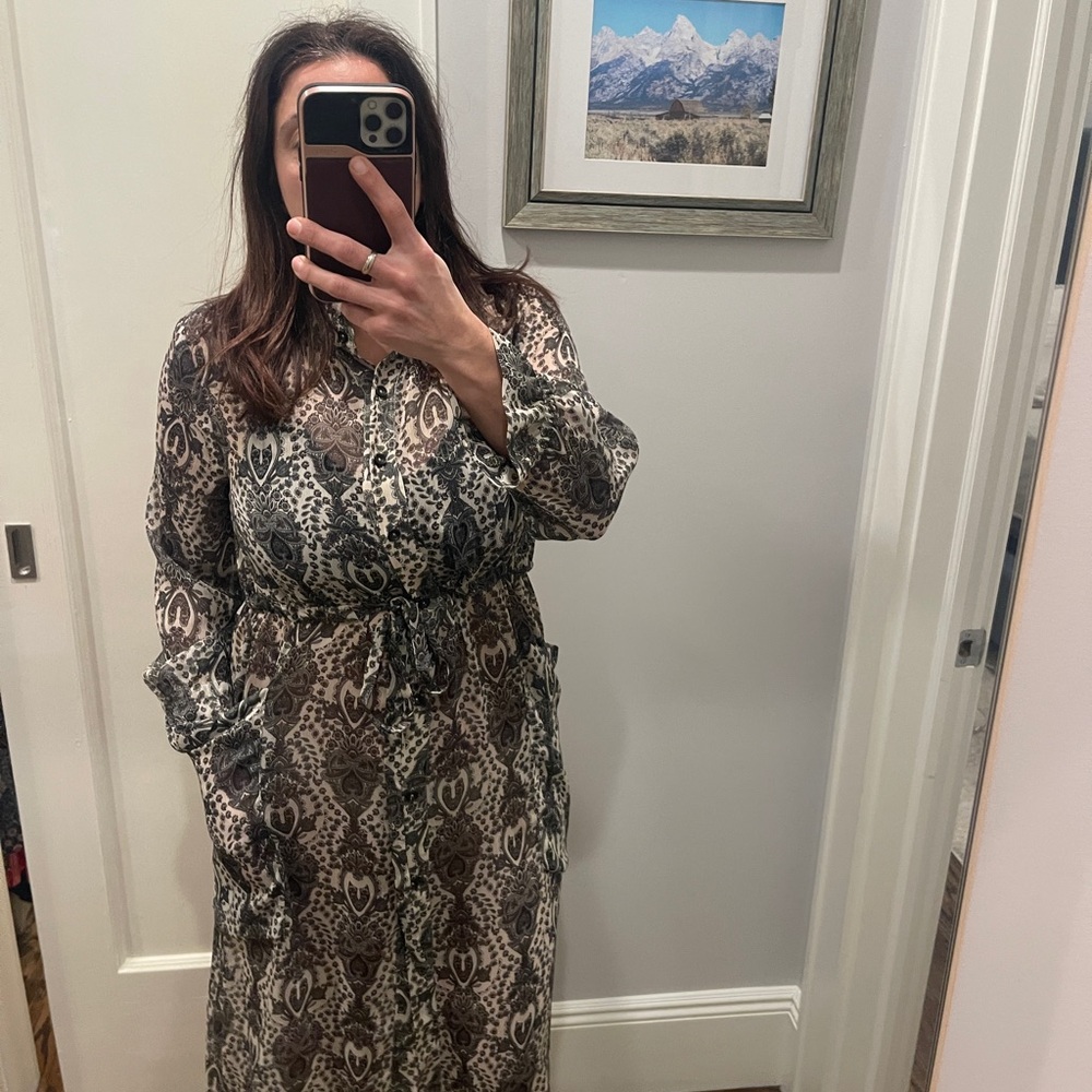 Paisley Print Maxi Dress - Picture 7 of 7